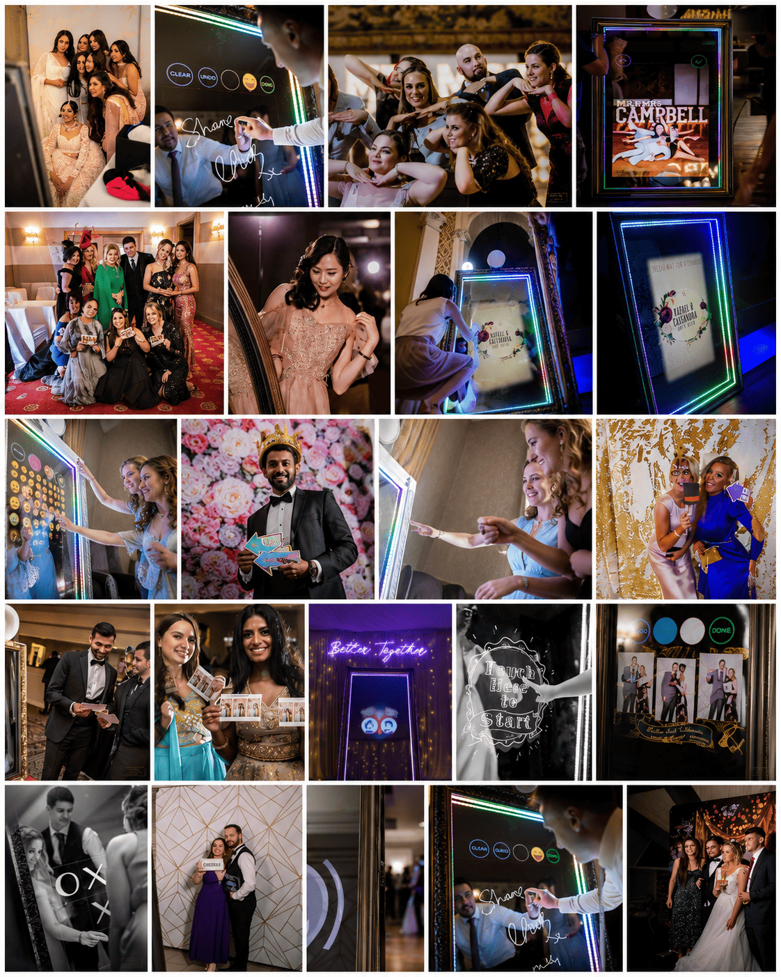 How the Magik Moments Roamer Photo Booth works at weddings, corporate events, and festivals in Vancouver.